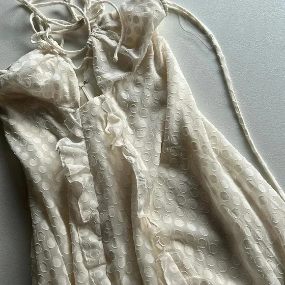 12th Tribe White Maxi Dress - Picture 3 of 5